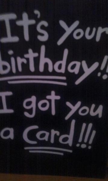 Birthdaycard